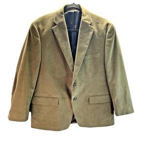 Tommy Hilfiger Olive Corduroy Sport Coat Blazer